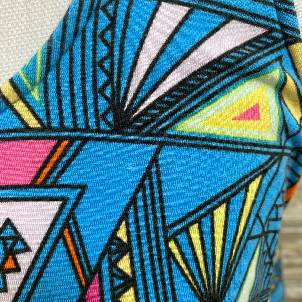 Mara Hoffman Modal Aztec Inca Print Ruffle Dress - Picture 6 of 6